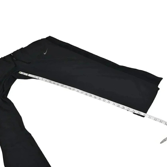 Nike Running Pants Dri-Fit Wide Leg Straight Black Athletic Size XXL - Picture 11 of 12